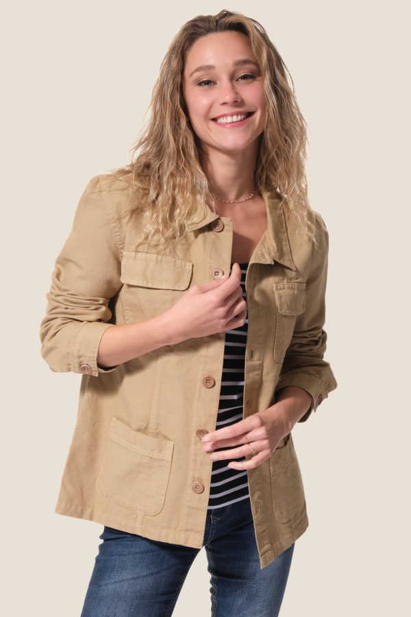 Veste en toile Xanda