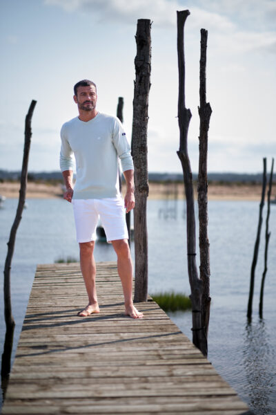Bermuda en toile pour homme Hublot Mode Marine