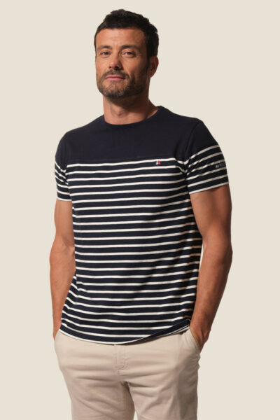 Tee-shirt homme col rond marnière Hiroki