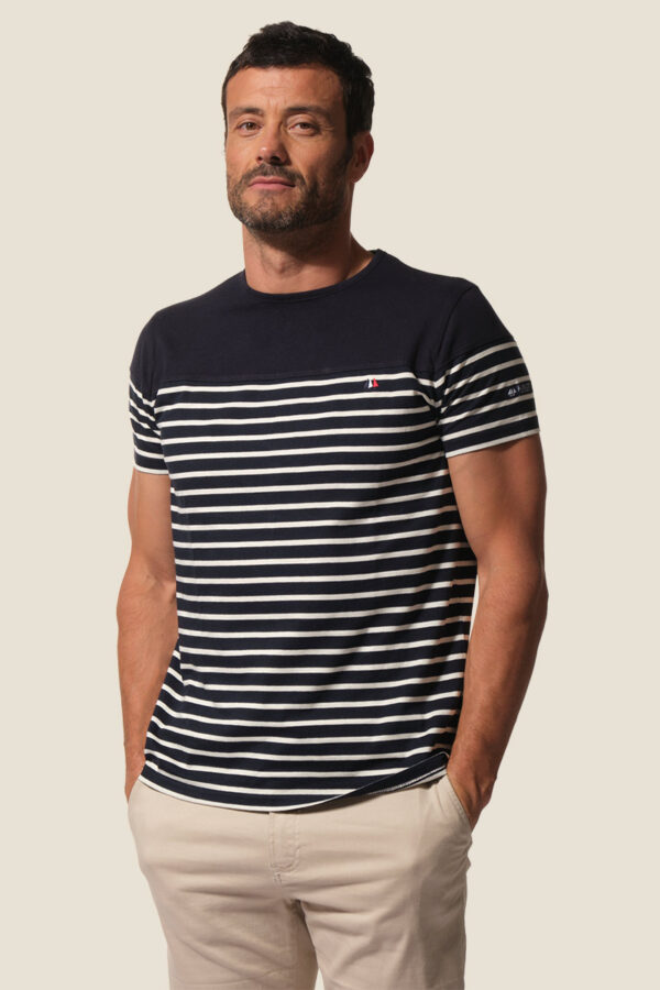 Tee-shirt col rond manches courtes Hiroki