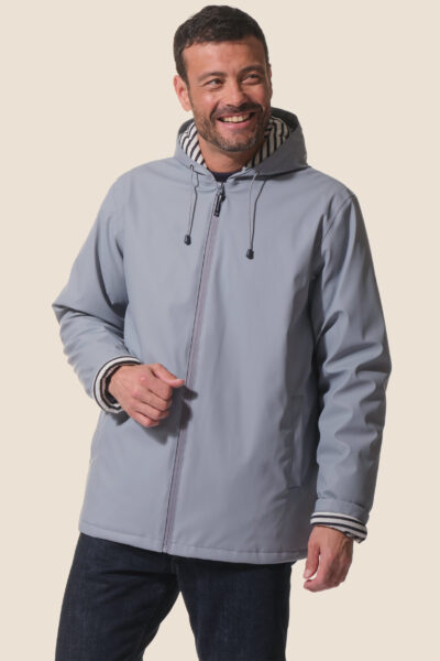Ciré mixte imperméable zippé matelassé adulte à capuche Nimbo
