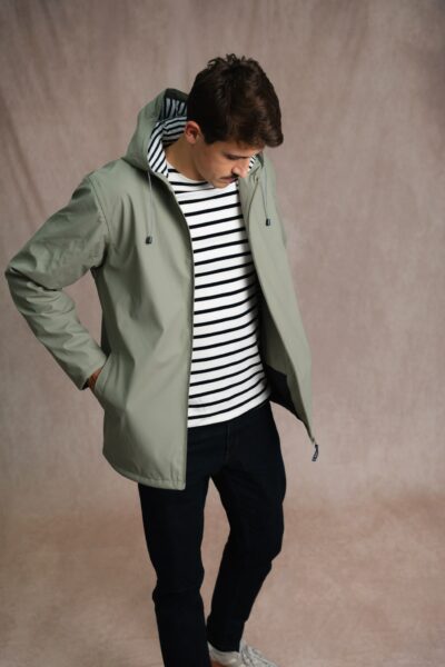 Ciré mixte imperméable zippé matelassé adulte à capuche Nimbo