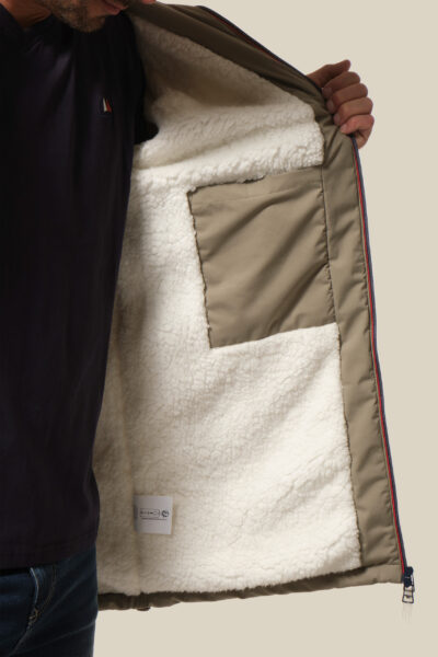 Coupe-vent long mixte doublé sherpa Pluton
