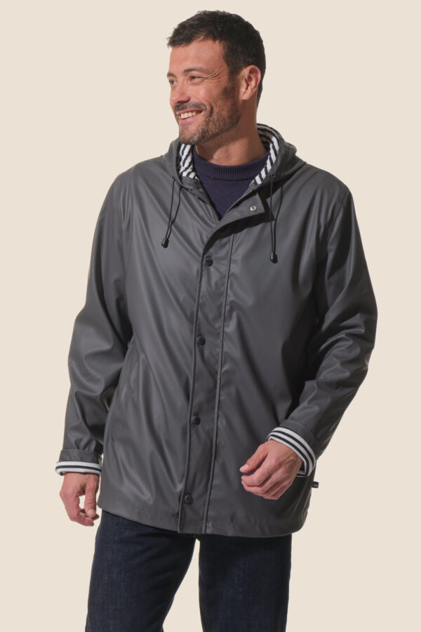 Ciré homme doublé polaire Stratus – Carbone
