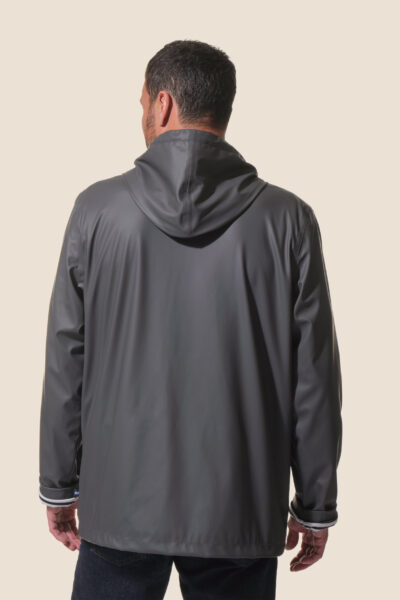 Ciré mixte imperméable zippé doublé polaire adulte à capuche stratus