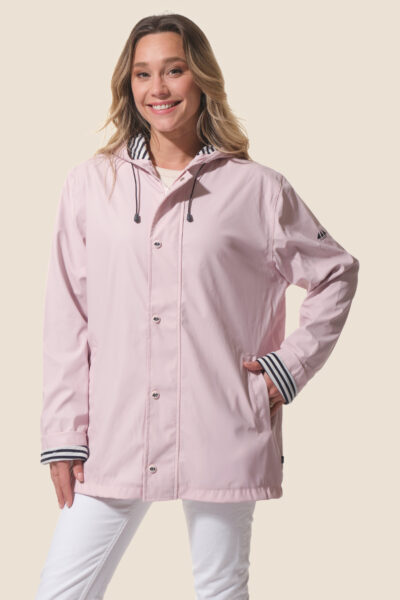 Ciré mixte imperméable zippé doublé polaire adulte à capuche stratus