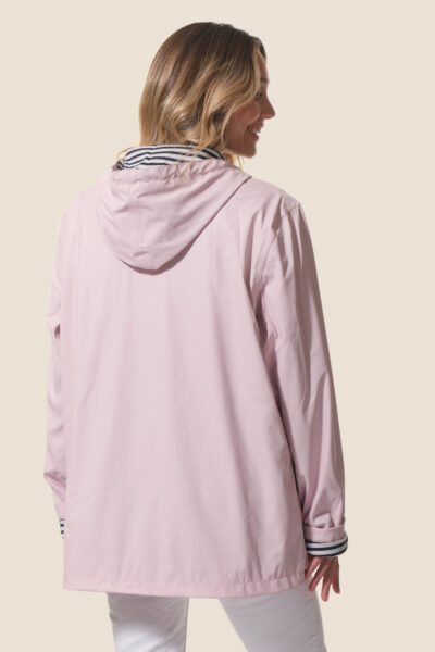 Ciré mixte imperméable zippé doublé polaire adulte à capuche stratus