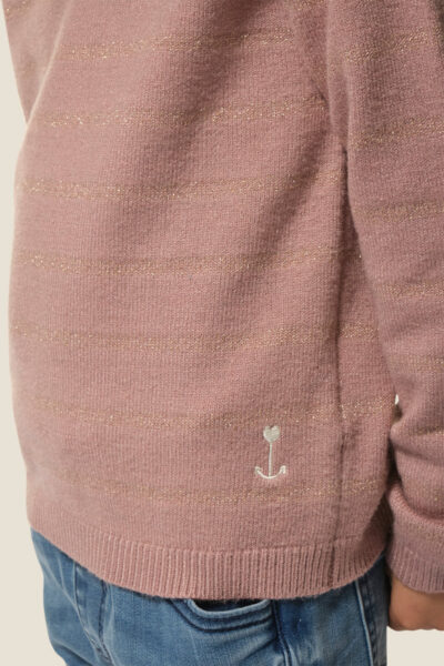 Mosaline girls' round-neck sweater