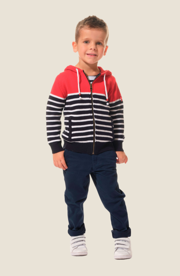 Gilet garçon à capuche Avarez