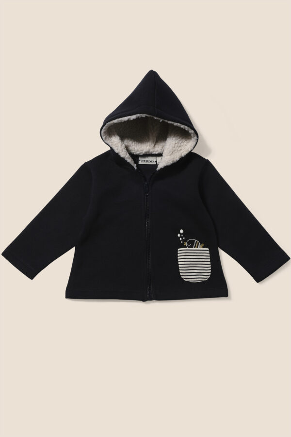 Veste bébé fille zippée Magnolia