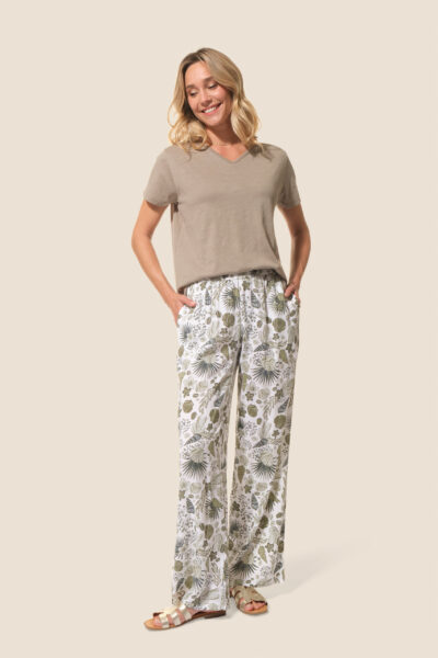 Pantalon fluide pour femme Hublot Mode Marine