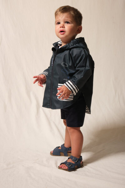 Cape imperméable bébé mixte avec animations Hublot Mode Marine