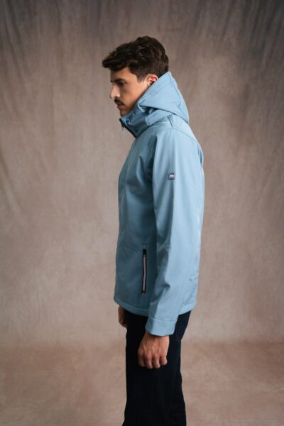 Veste softshell homme zippée avec capuche amovible Jason