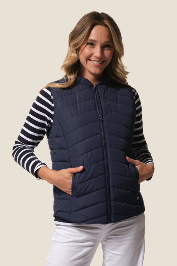 Doudoune femme sans manches Olivia