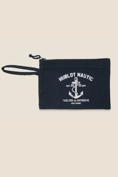 Pochette zippée avec animation ancre Sosso - Hublot Mode Marine