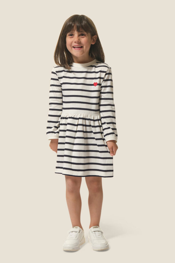 Robe fille à rayures Emily