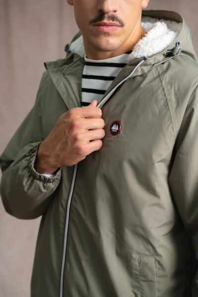 Coupe-vent imperméable homme doublé sherpa Antoine