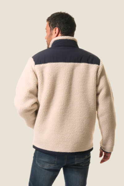 Veste homme zippée en sherpa Gadiot
