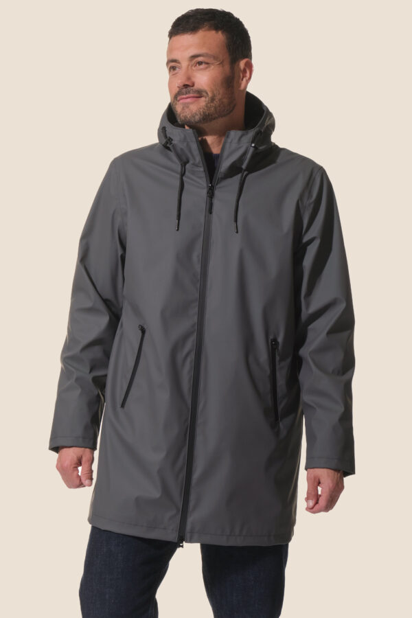 Ciré homme 3/4 zippé à capuche Jules