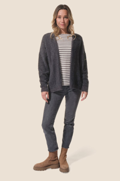 Gilet femme en maille pilou pilou Paula
