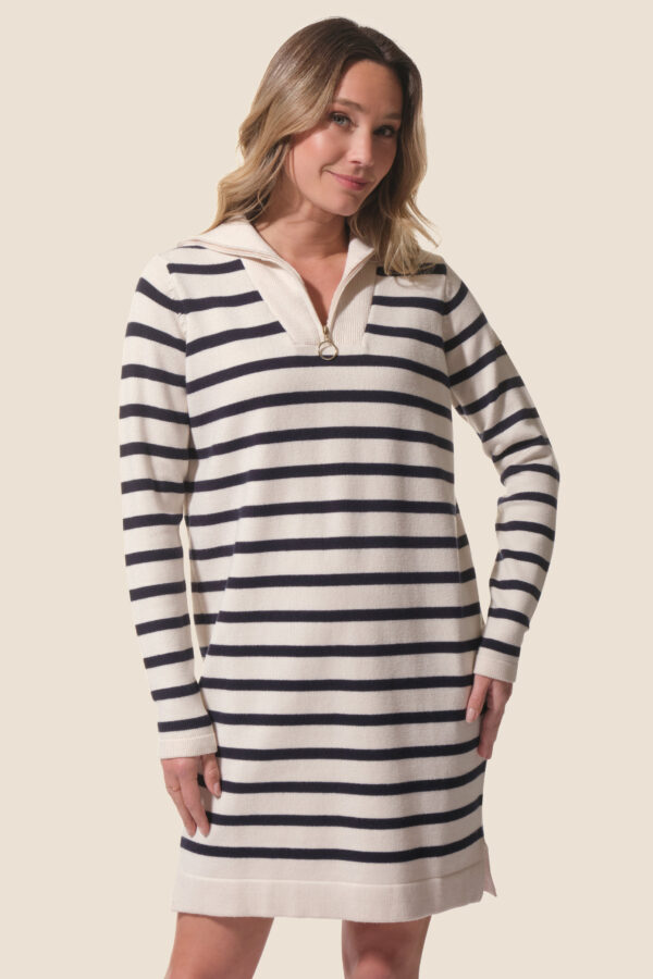 Robe pull femme à rayures Jessy