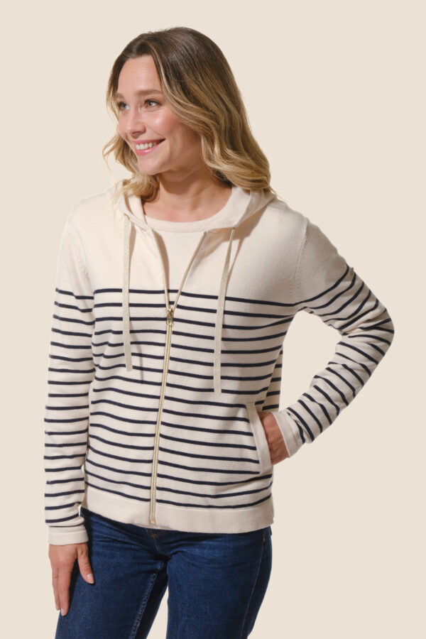 Gilet rayé femme Miranda