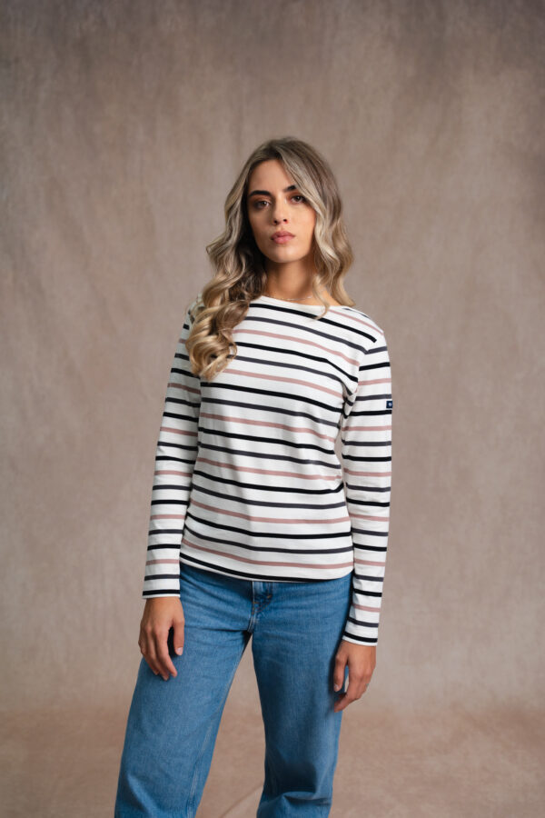 Marinière femme aux rayures bicolores Constance