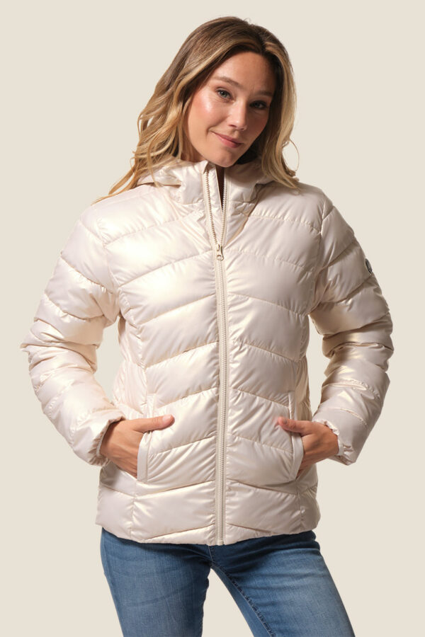 Doudoune femme métallisée Malaga