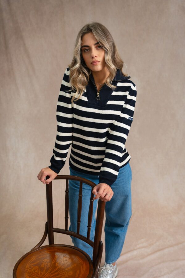 Pull femme col camionneur Vozia