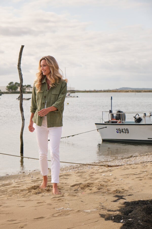 Veste femme en toile Raven