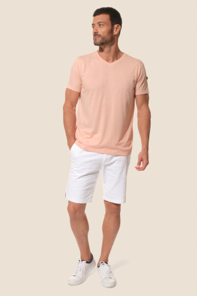 Tee-shirt homme en jersey uni chiné Fabio