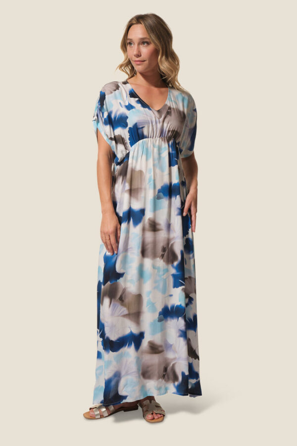 Robe longue femme imprimée Francesca