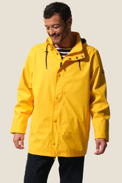 Ciré mixte court. Coupe droite. Doublé en filet Nomade