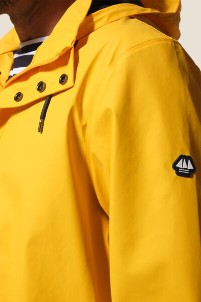 Ciré mixte court. Coupe droite. Doublé en filet Nomade