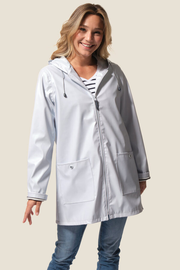 Ciré métallisé femme mi-long Helena