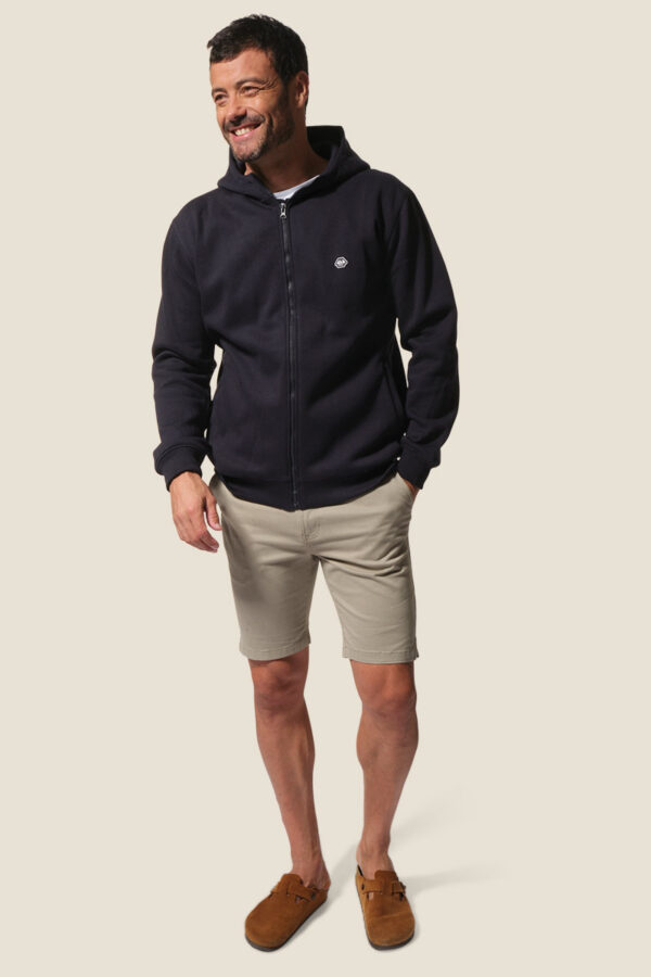 Francesco - Canvas Bermuda shorts