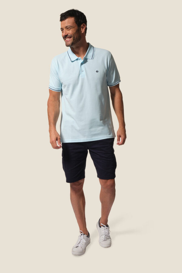 Polo piqué manches courtes Canillo