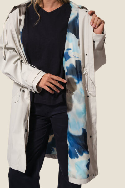 Ciré femme long avec doublure imprimée Felicia