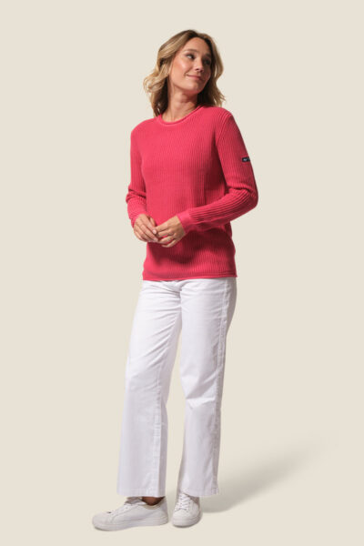 Pull femme en maille col rond Pipa