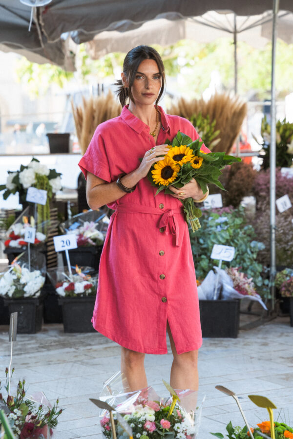 Robe chemise courte femme Esma