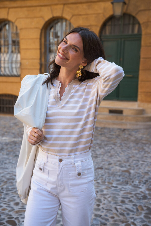 Pull femme rayé Mathilda