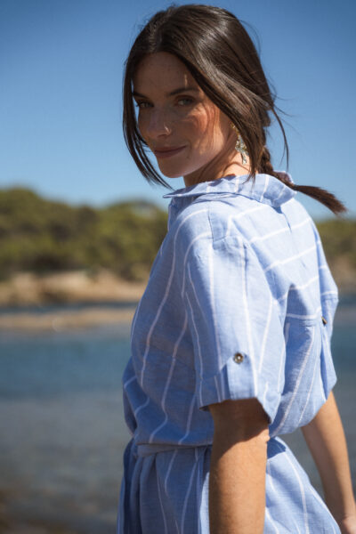 Robe chemise femme courte Antona