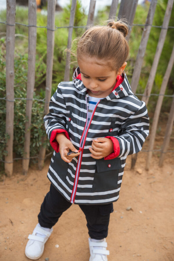 Ciré garçon zippé à capuche Gregoire