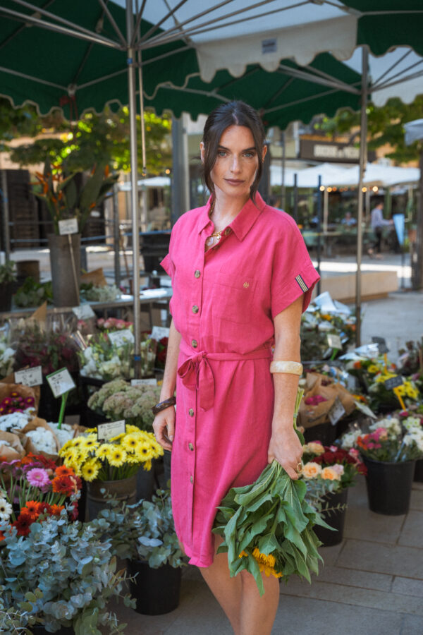 Robe chemise courte femme Esma