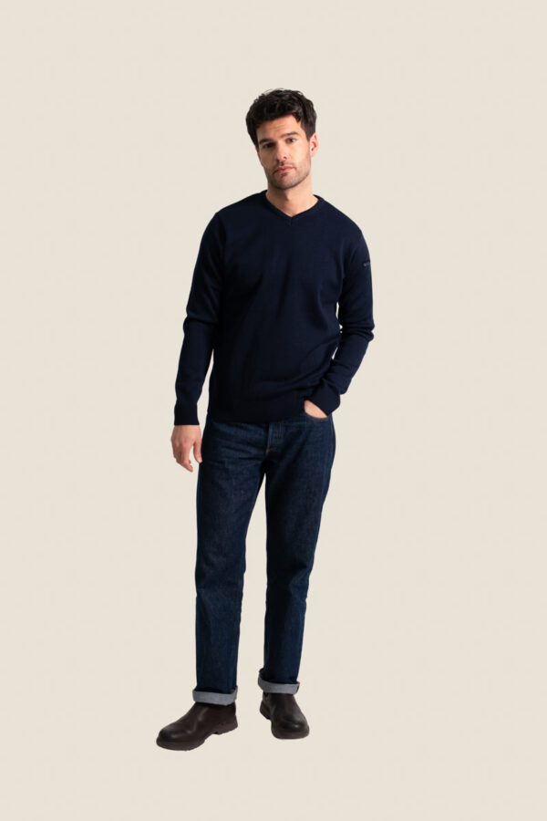 Pull homme en maille Alfi