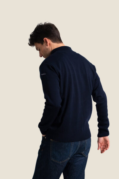 Pull homme col montant demi-zip Dakar