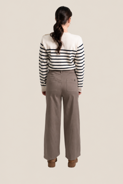 Pantalon en toile femme Cassis