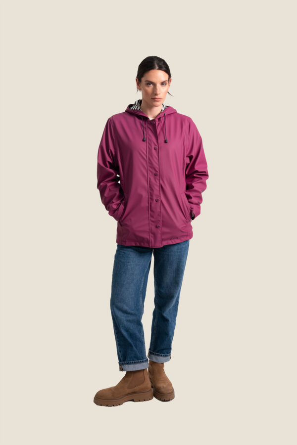Ciré femme doublé polaire Soleane – Raspberry
