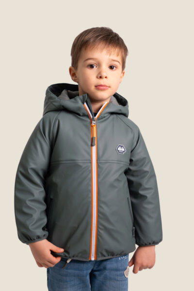 Ciré mixte enfant zippé matelassé et capuche