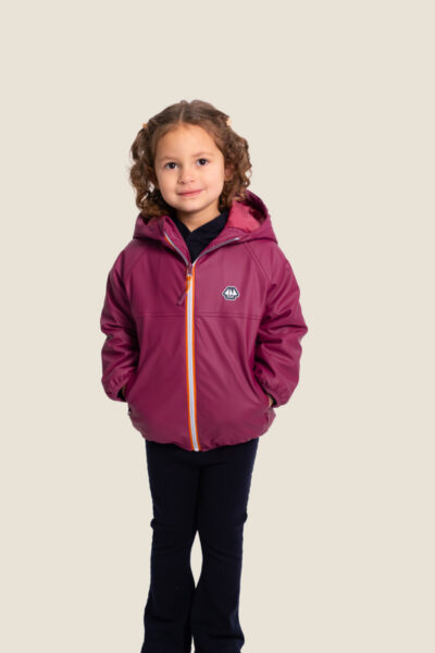Ciré mixte enfant zippé matelassé et capuche